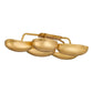 Theo Flush Mount Gold Leaf