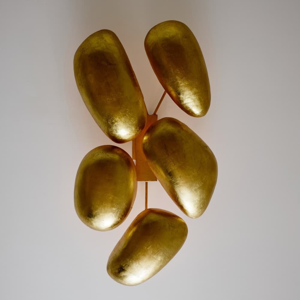 Theo Flush Mount Gold Leaf
