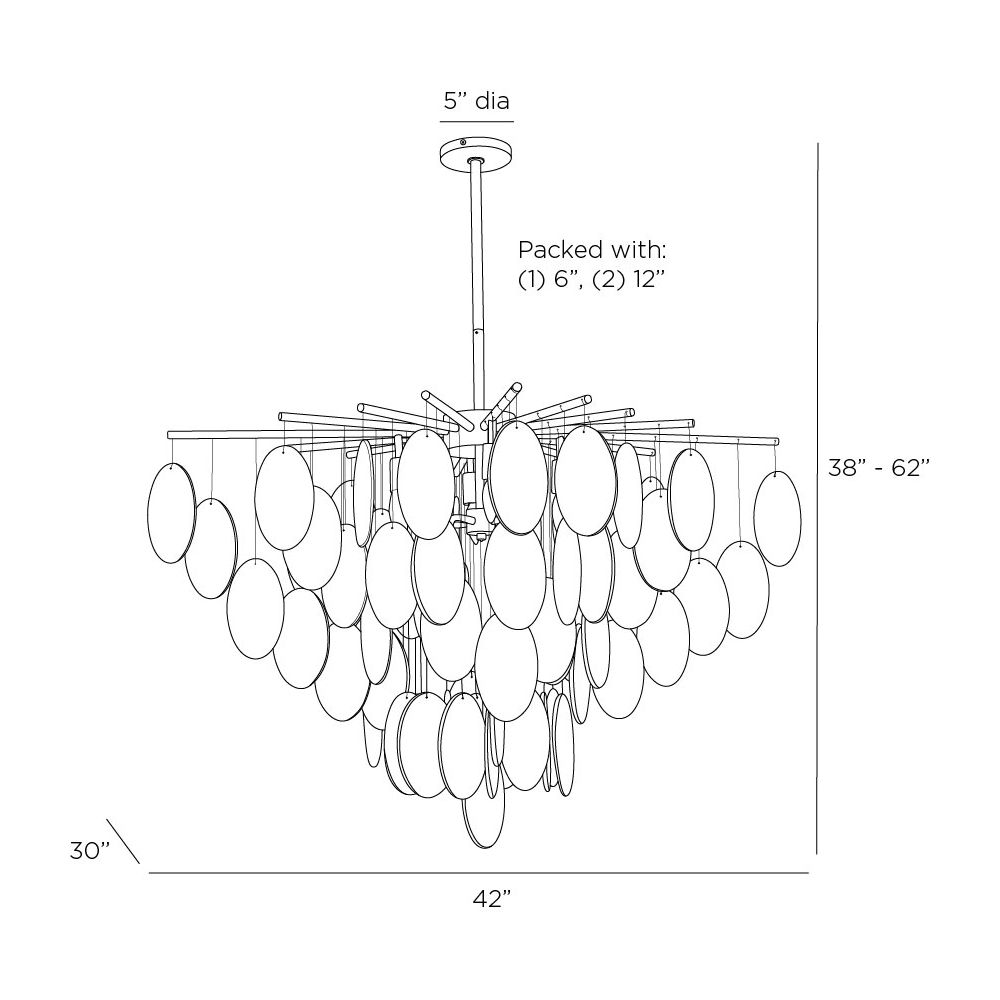 Tiffany Chandelier Smoke Glass