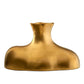 arteriors tilbury vase gold front