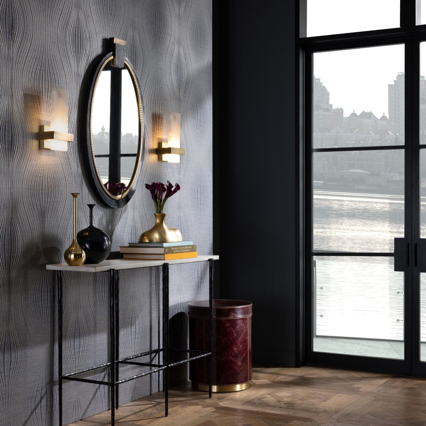 arteriors wembley sconce styled
