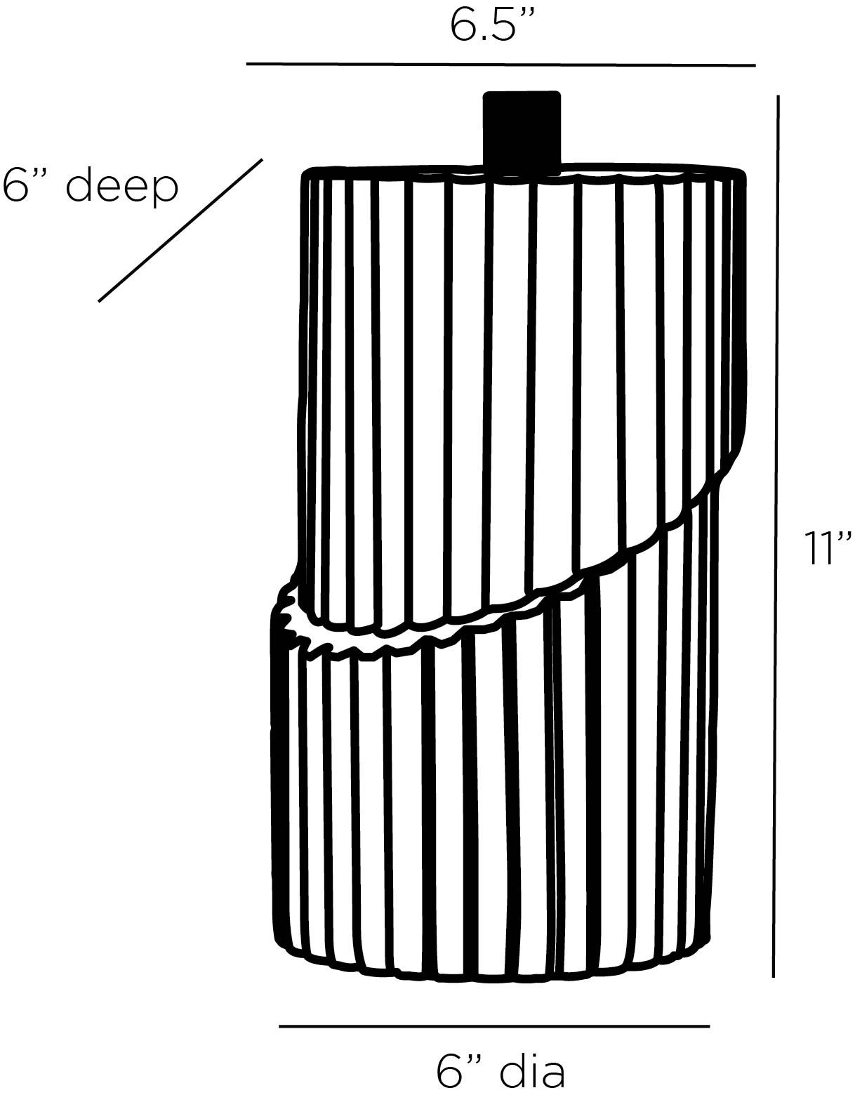 arteriors whittaker tall container diagram