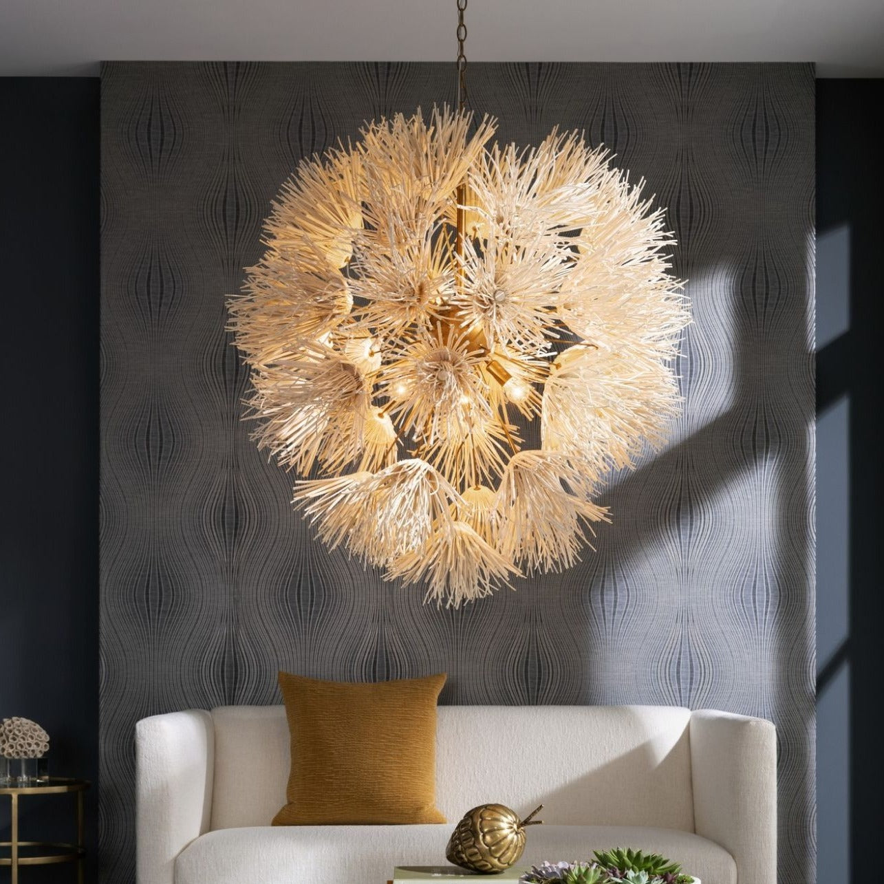 arteriors winona chandelier styled