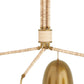 arteriors worth chandelier rattan