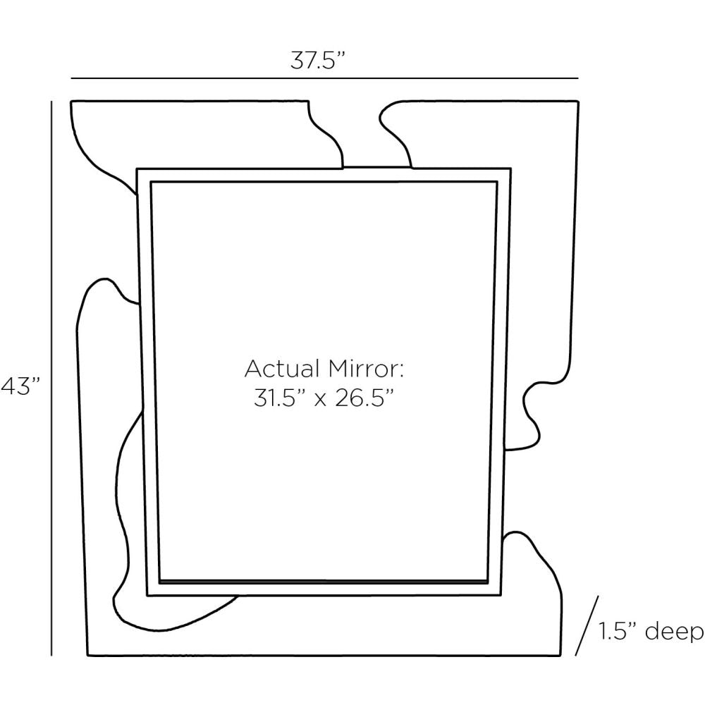 arteriors zayden mirror diagram