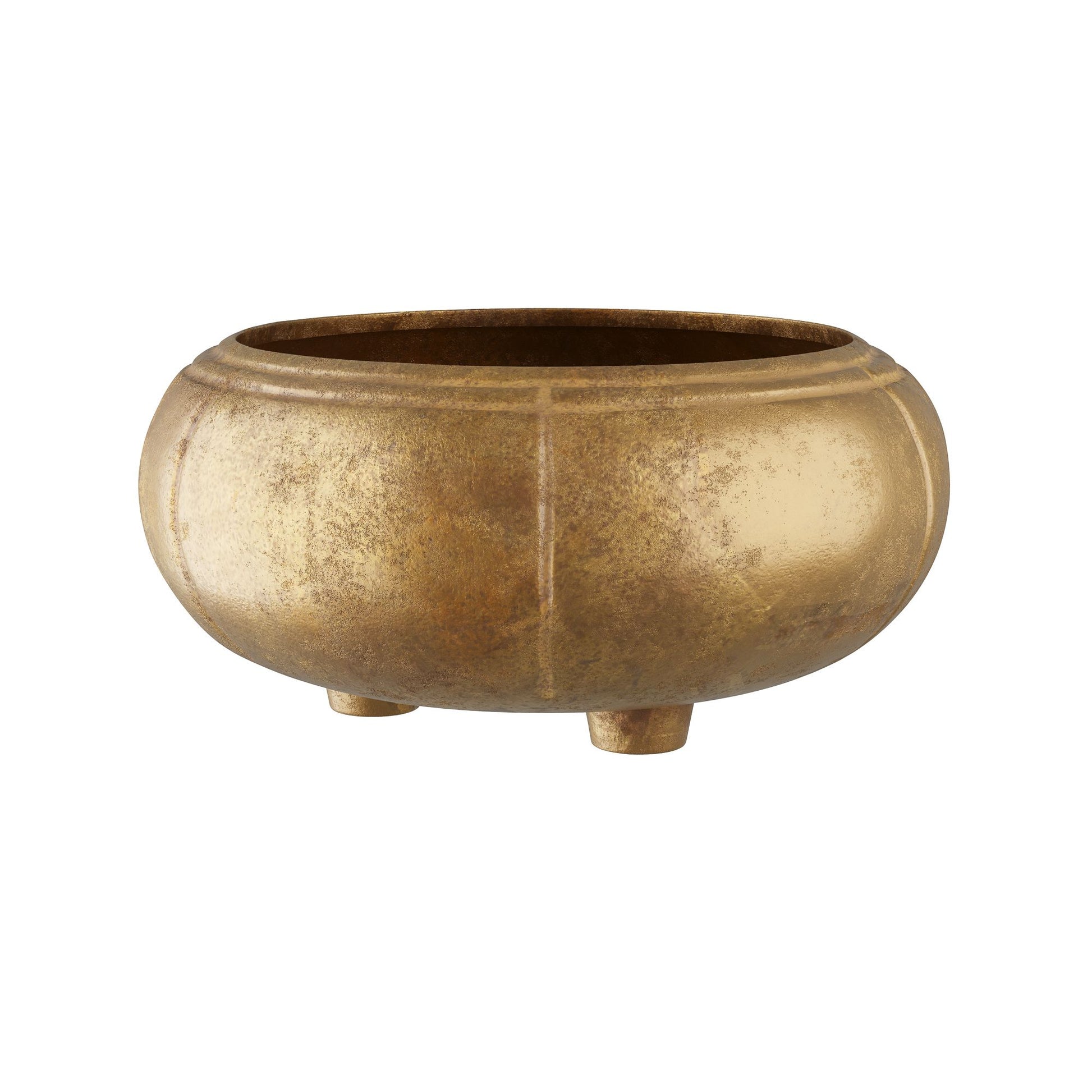 brass planter pot Zehir Cache Pot Antique Brass