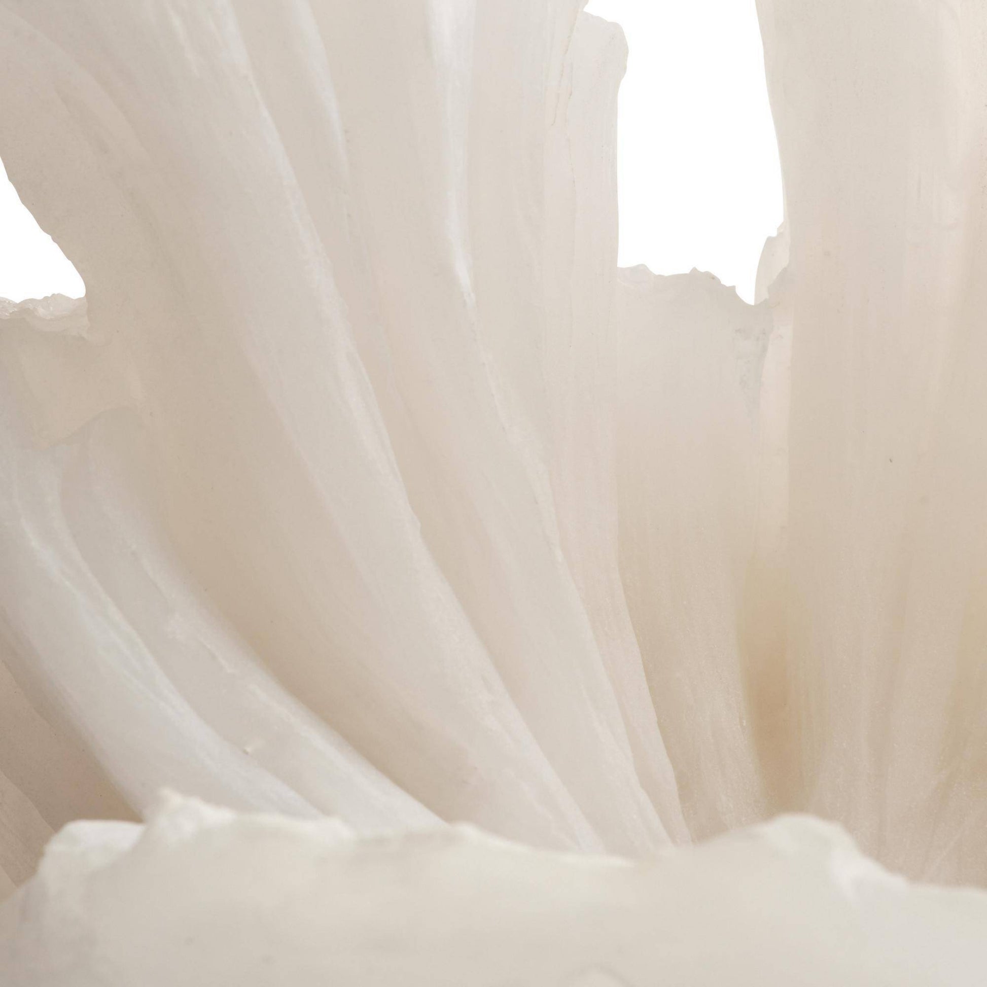 Close-up of light pink fabric with a soft focus background
