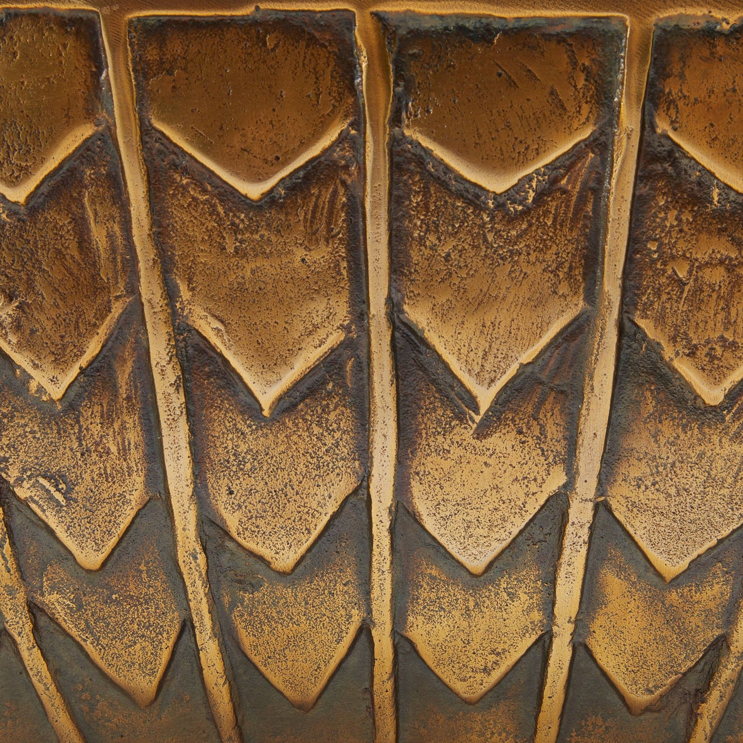 Close-up of textured brown pattern resembling a tire tread