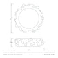Vionette Centerpiece Matte Charcoal
