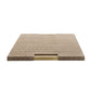 Kellen Tray Taupe Suede