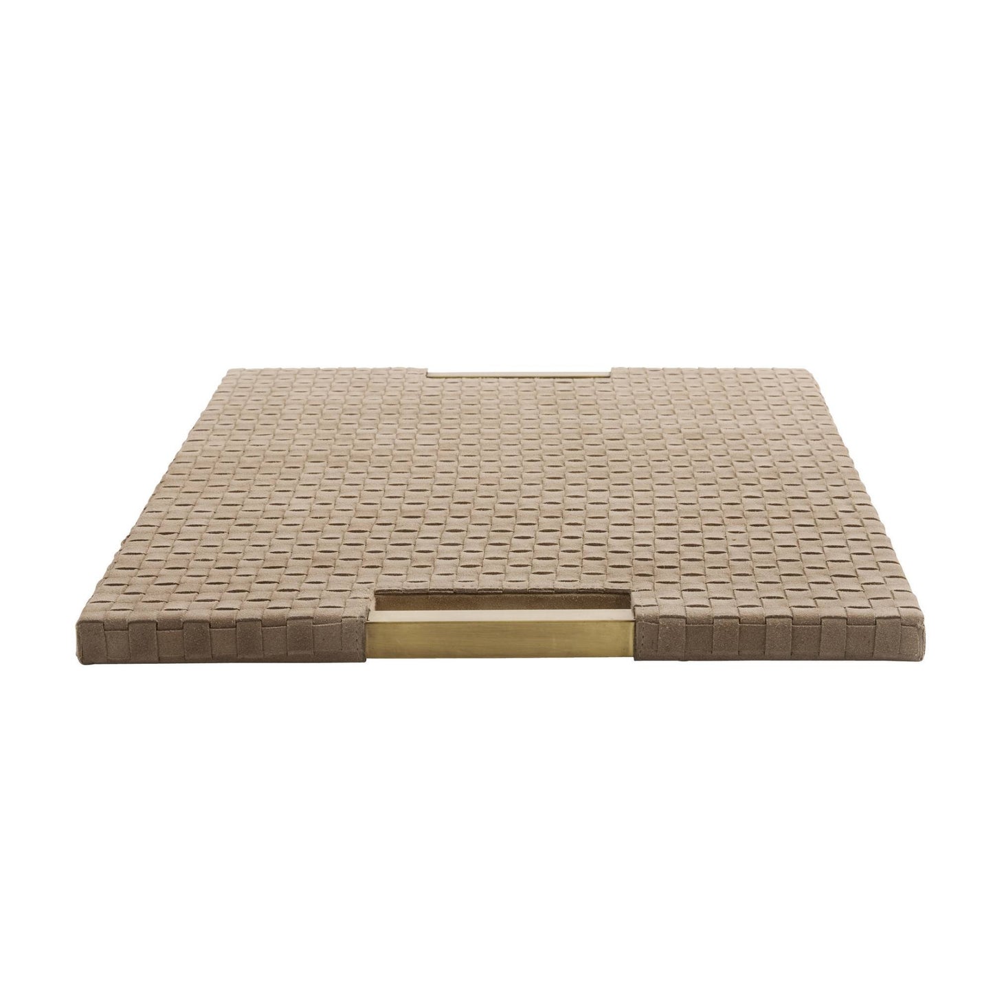 Kellen Tray Taupe Suede
