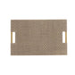 Kellen Tray Taupe Suede