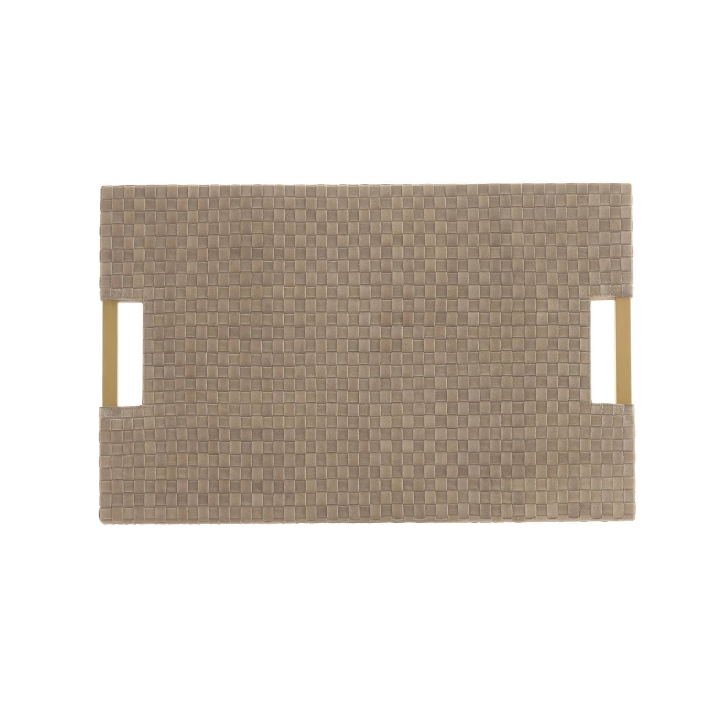 Kellen Tray Taupe Suede