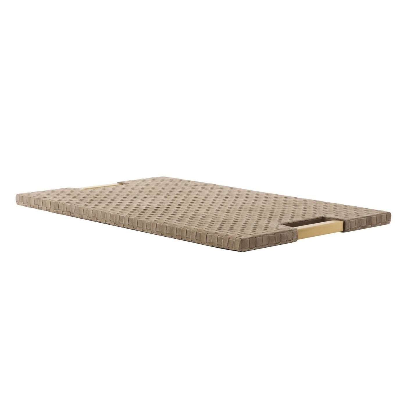 Kellen Tray Taupe Suede
