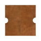 brown hair on hide tray with antique brass handles