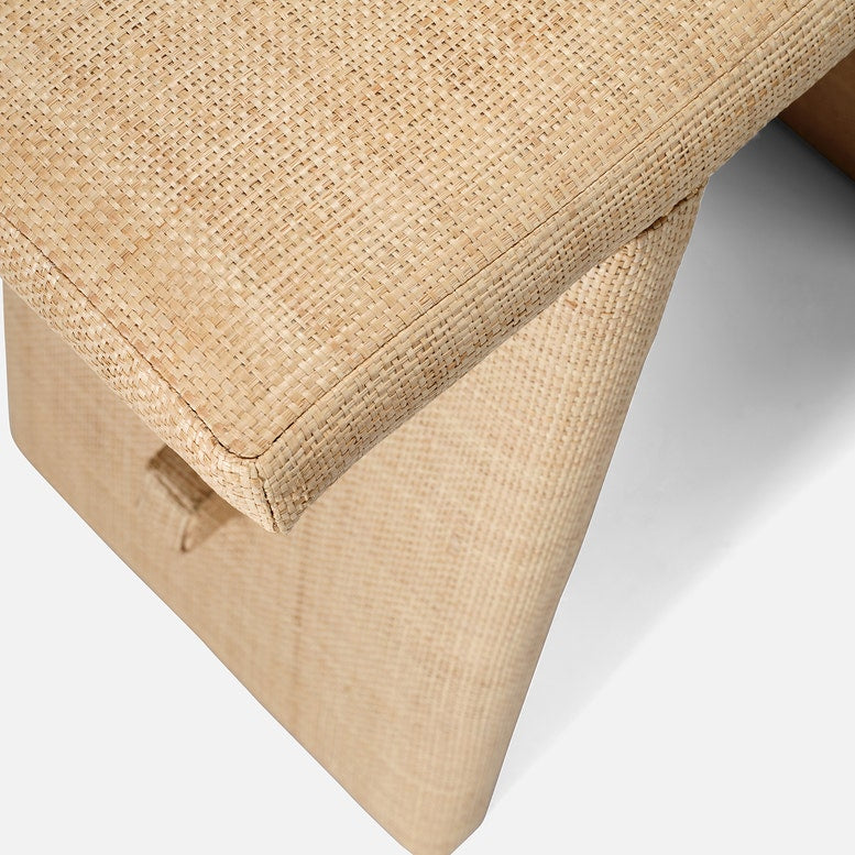Close-up of a textured beige fabric surface