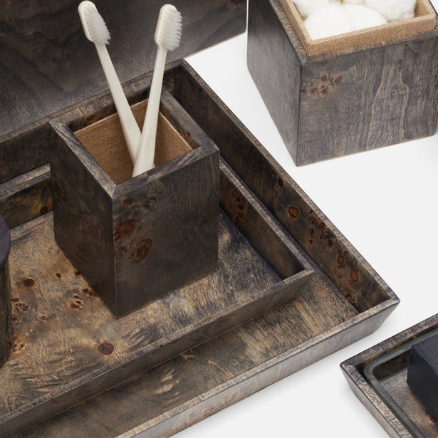 Bern Tray Set Ash Gray Mappa Burl