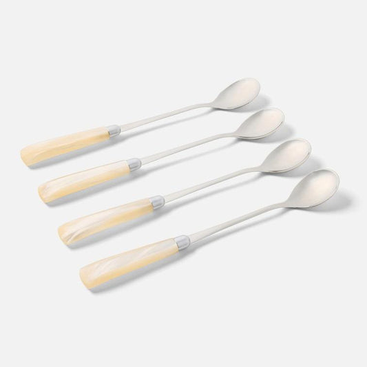 blue pheasant colon cocktail spoons ivory angle