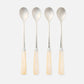 blue pheasant colon cocktail spoons ivory