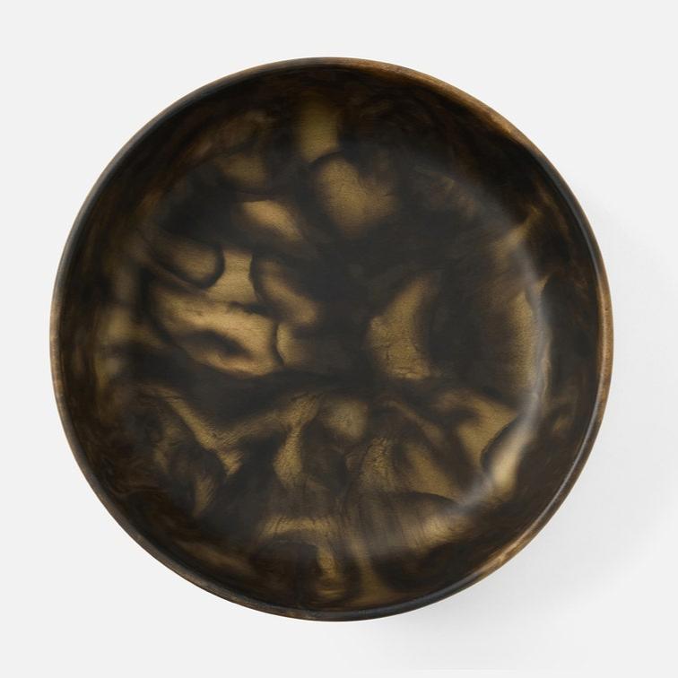  blue pheasant hugo bowl black and gold top