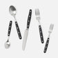 blue pheasant jones flatware black set