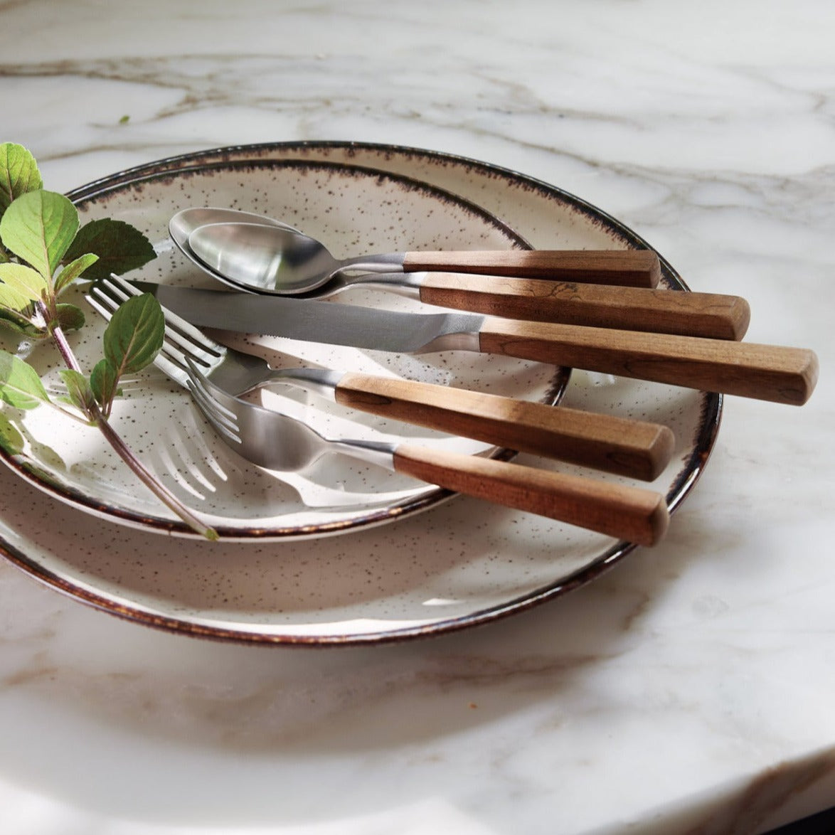 blue pheasant micha flatware set