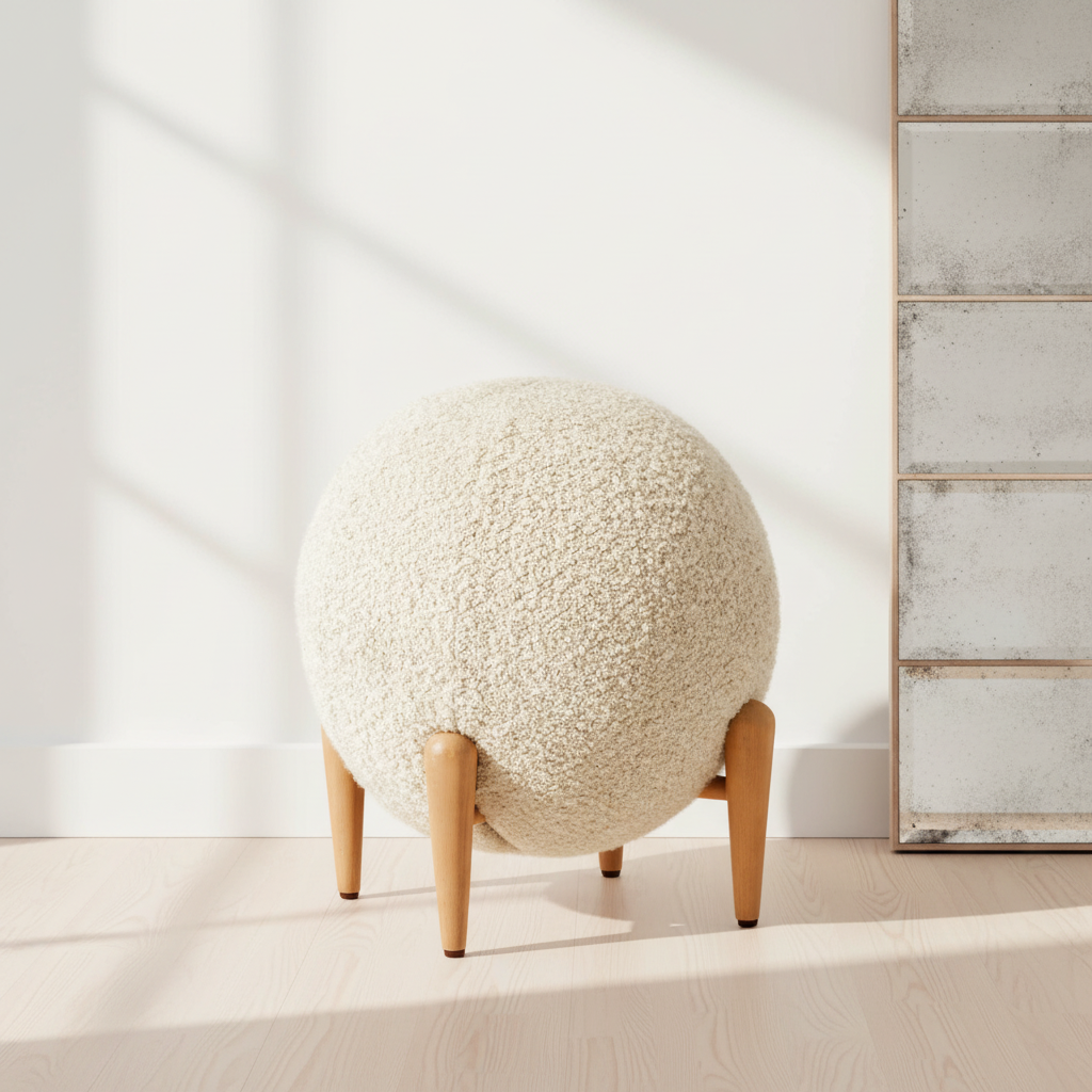 Lambert Stool Shearling