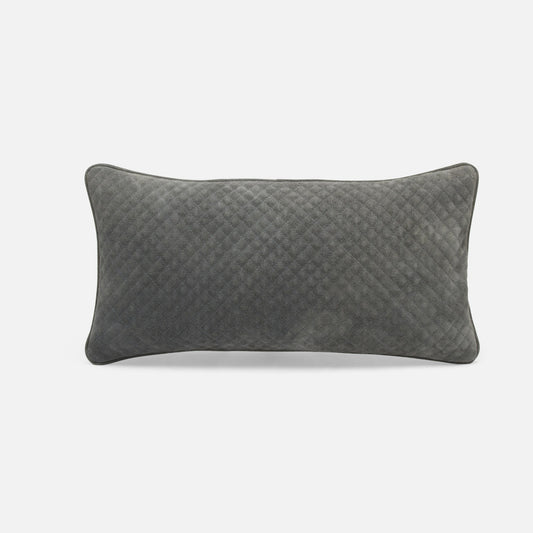 Bower Pillow Lumber Pair Slate Suede
