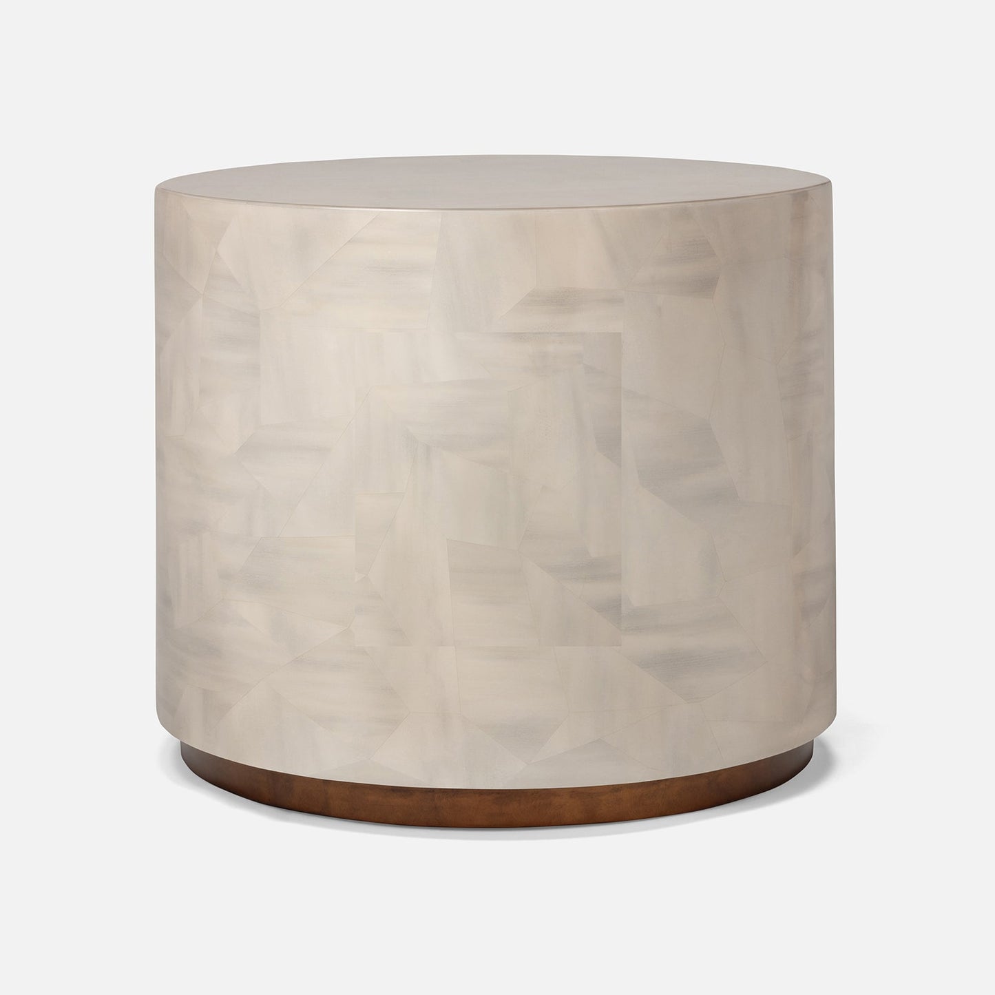 Boyd Side Table Light Gray Faux Horn - multiple options