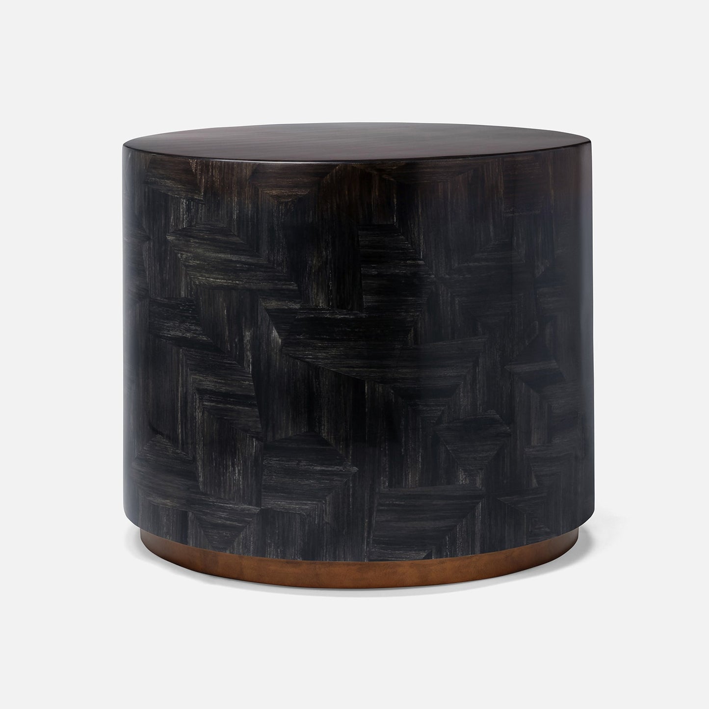 Boyd Side Table Dark Faux Horn - multiple options