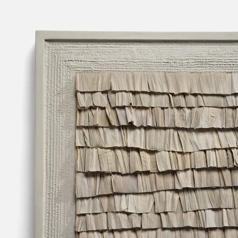 Bradshaw Wall Art Small Gray Corn Husk