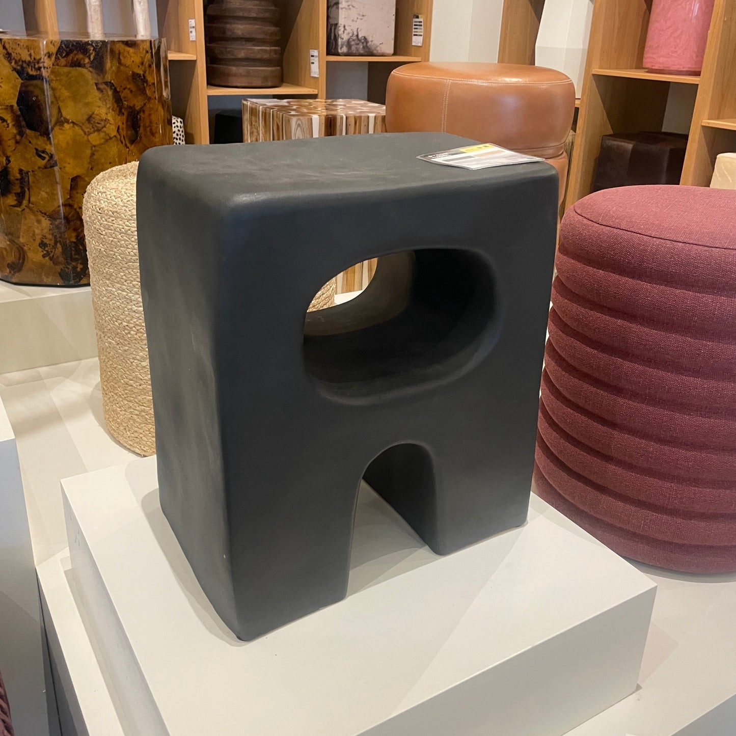 Made Goods Bryon Stool Black Slate Ceramic – CLAYTON GRAY HOME