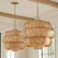 Antibes Chandelier Natural Rattan