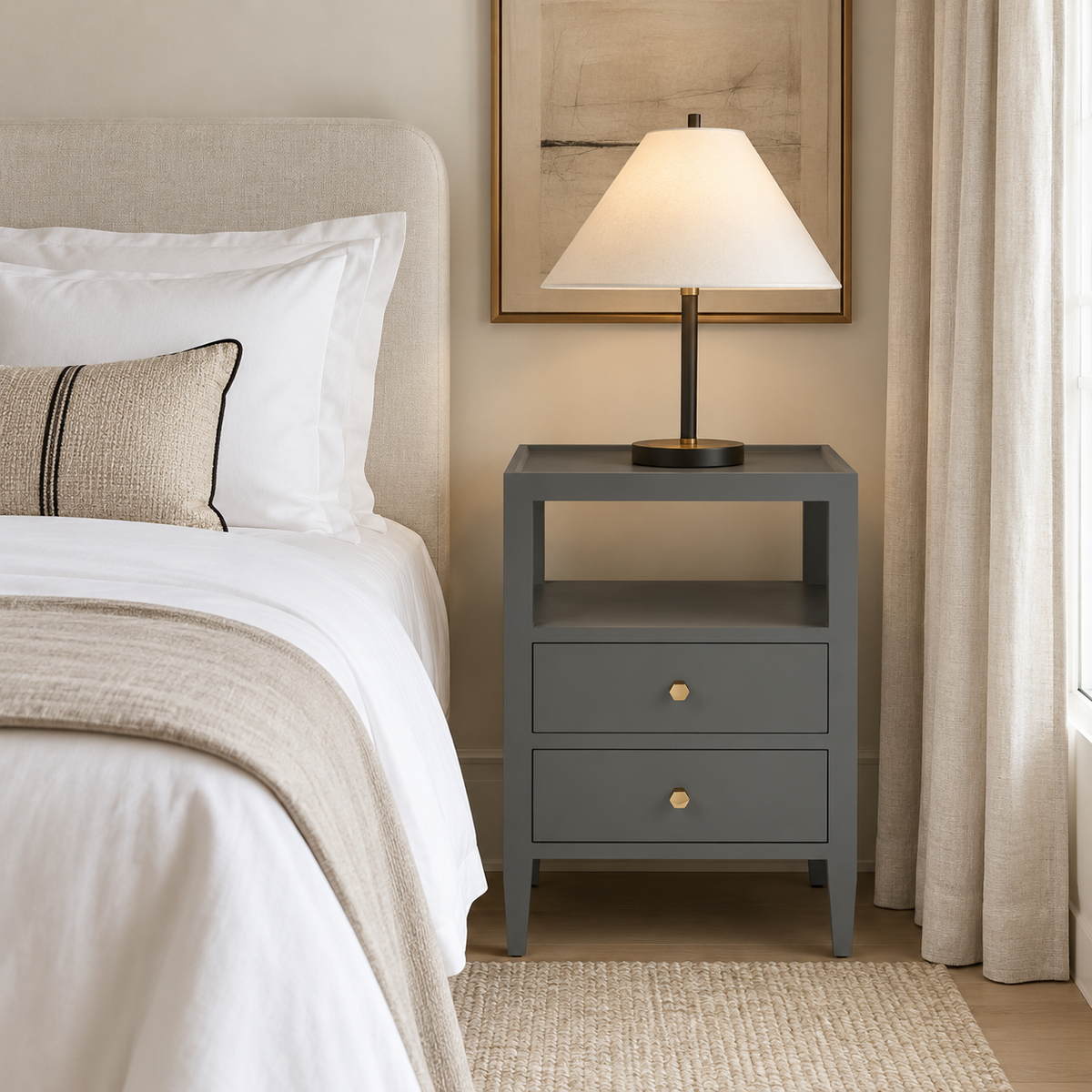 jarin single nightstand gray made goods

