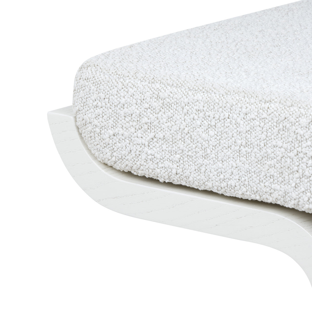 Carson Stool Glazed White