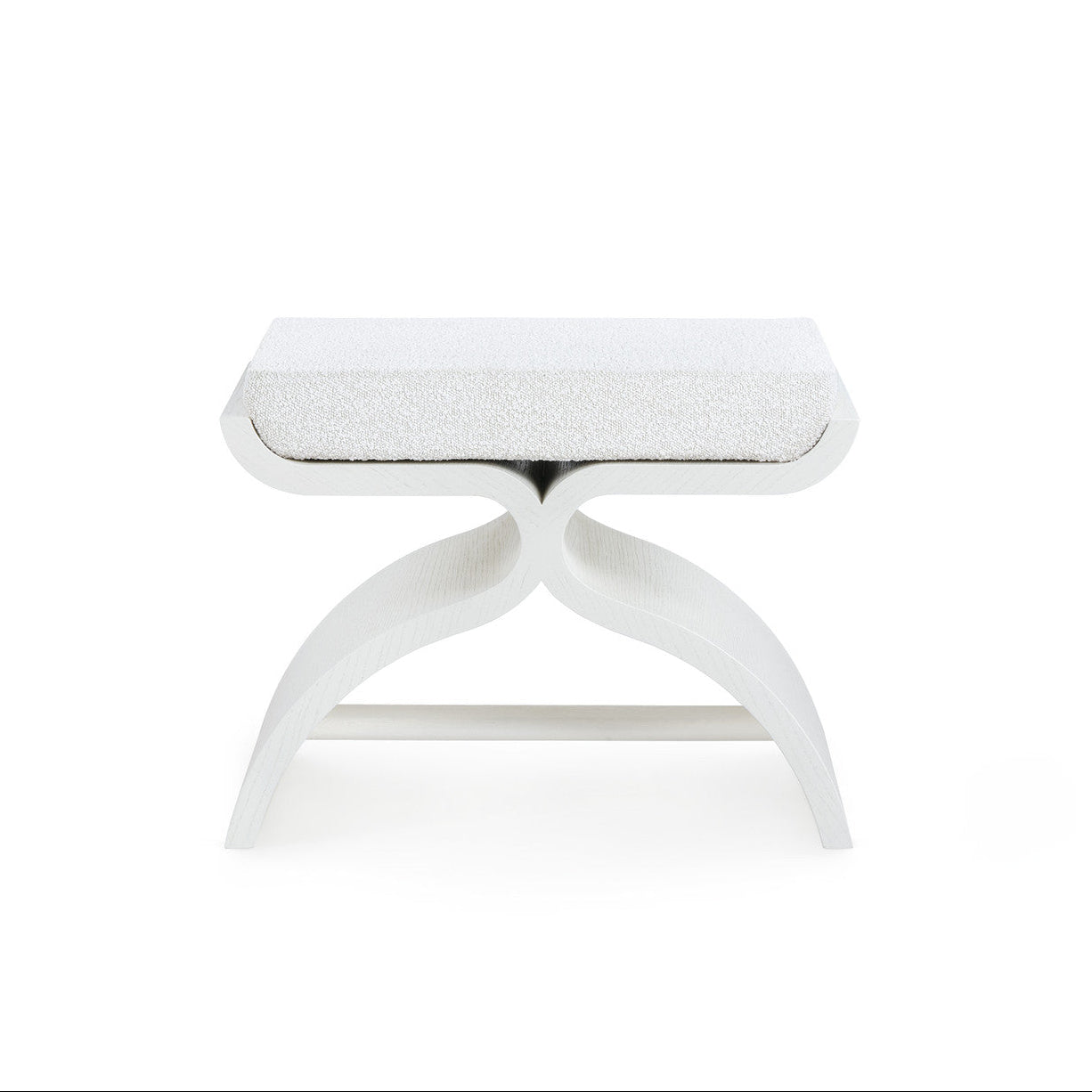 Carson Stool Glazed White