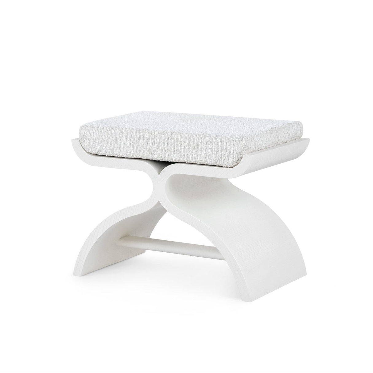 Carson Stool Glazed White