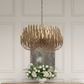 Milano Chandelier Brushed Gold