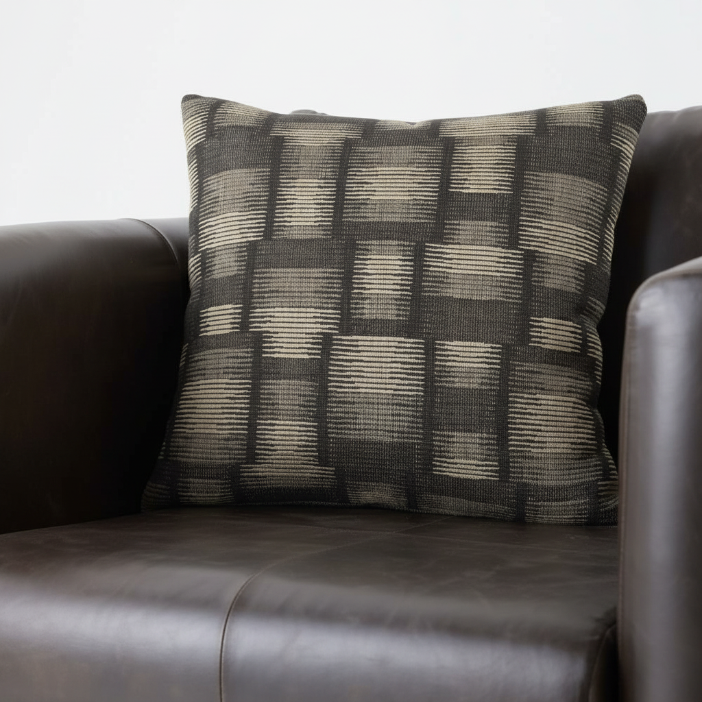 Memphis Pillow Charcoal