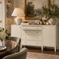Conrad Deep Drawer Buffet Off White Raffia