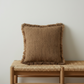 Nest Frayed Pillow Copper