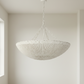 Cora Chandelier Off White Rattan