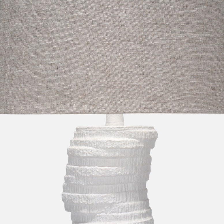 Cora Table Lamp White Resin
