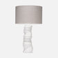 Cora Table Lamp White Resin