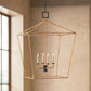 currey and company small lantern rattan styled