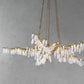 forest chandelier chain and crystal
