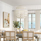 currey lapsley white chandelier styled