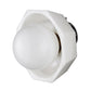 White motion sensor on a white background