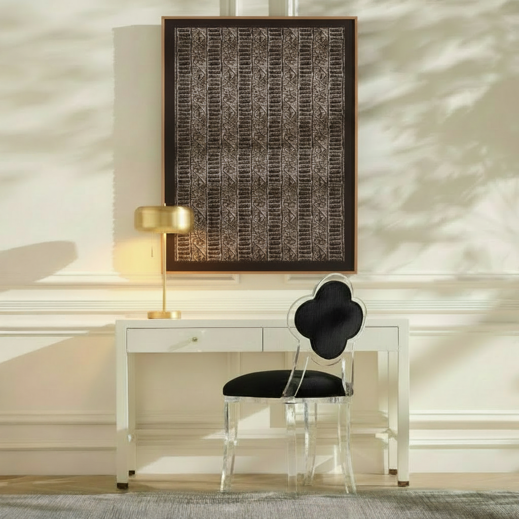 Makoa Lamp Gold Plated Iron