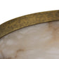 Elara Flush Mount Antique Brass